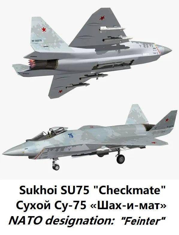 Su-75 Checkmate được quảng cáo rộng rãi, nhưng sau 2 năm chưa có chuyến bay đầu tiên và được thiết kế lại, gây nên nhiều bàn tán (Ảnh: Sohu). Su-75 cu.jpeg