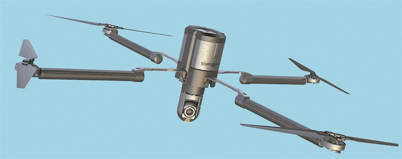 UAV Ninnux-103 của Israel trong trạng thái đang bay (Ảnh: 81.cn) uav-ninnux-103-6594.jpg