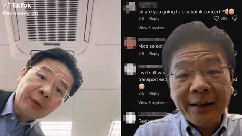 Ông Lawrence Wong thường xuyên sử dụng TikTok để tương tác với dân chúng (Ảnh: Singtao) Thuong xuyen dung TikTok.png