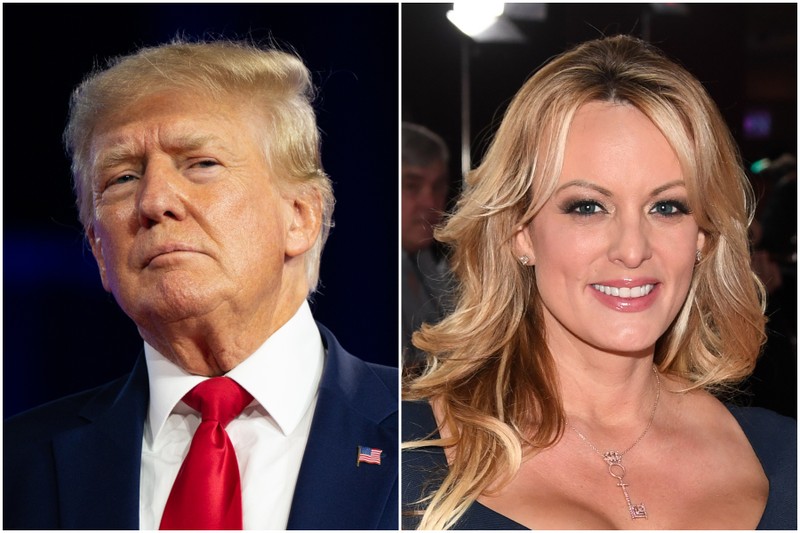 Cựu Tổng thống Mỹ Donald Trump bị kết luận có tội trong vụ án "dùng tiền bịt miệng" ngôi sao phim khiêu dâm Stormy Daniels (Ảnh: Xiandai). Donald Trump bi ket toi dung tien bit mieng.jpg