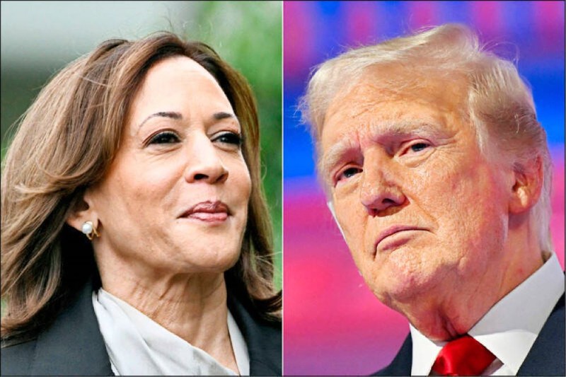 Cuộc cạnh tranh giành ghế chủ Nhà Trắng của hai ứng cử viên Donald Trump và Kamala Harris đã khiến các ông chủ giàu có Mỹ chọn phe (Ảnh: AP)