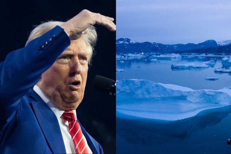 Tổng thống Mỹ Trump luôn bày tỏ muốn thôn tính Greenland bằng mọi cách. Ảnh: Getty.