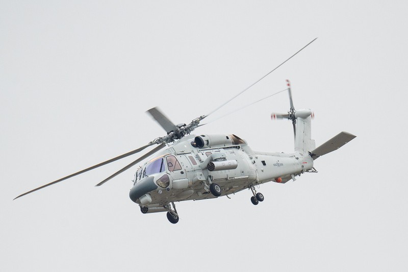 Trực thăng hiện đại Z-20 sẽ tham gia tập trận tại Campuchia. Ảnh: Wiki. Z-20 helicopter.jpg