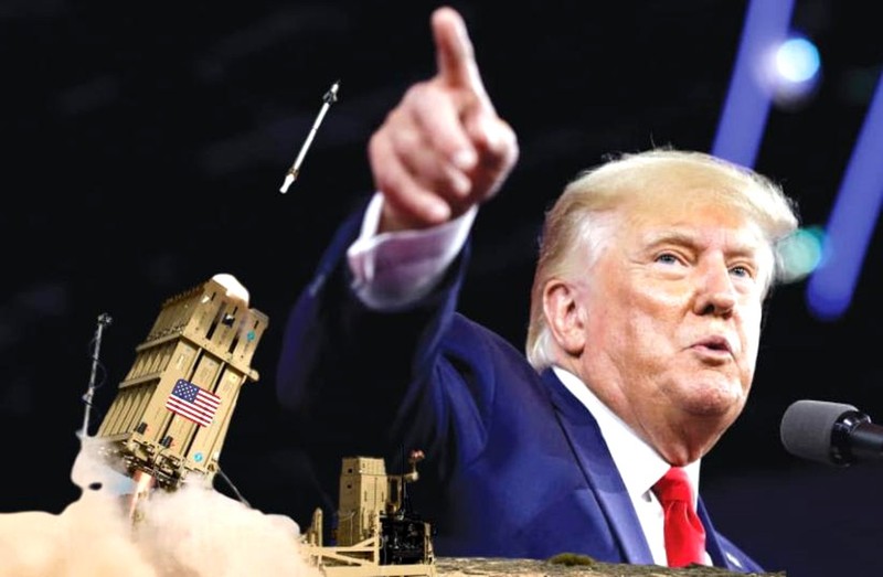 Tổng thống Trump đề xuất Kế hoạch phòng thủ tên lửa Golden Dome nhiều tham vọng nhưng gặp phải nhiều thách thức. Ảnh: Xinhua.