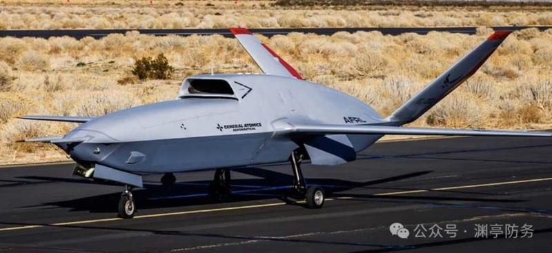 UAV XQ-67A, nền tảng để phát triển thành YFQ-42A. Ảnh: Sohu. Mau XQ-67A.jpeg