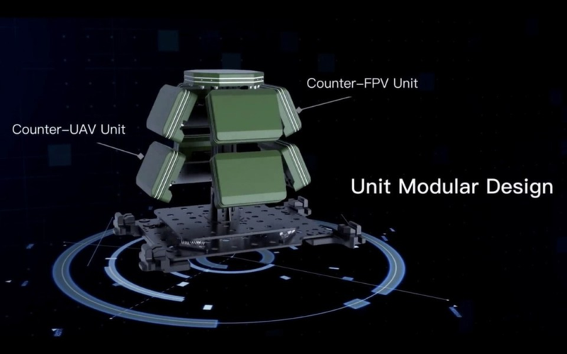 Thiết kế AT-625 với 4 tấm chống UAV FPV (trên) và 4 tấm chống UAV thường (dưới). Ảnh: QQnews. Thiet ke 8 tam.png