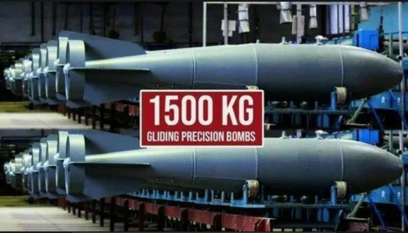 Quân đội Nga ngày càng sử dụng nhiều bom hàng không cỡ lớn thay cho tên lửa. Ảnh: NetEase. Bom ODBA-1500.jpeg
