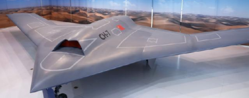 Máy bay không người lái CH-7 của Trung Quốc. Ảnh: Zhihu. CH-7.png