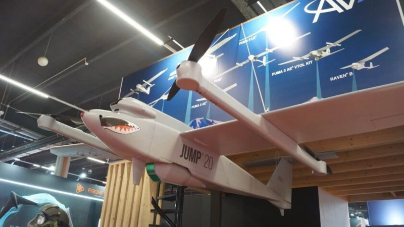 Máy bay không người lái AeroVironment Jump 20. Ảnh: Wforum. Aero Vironment Jump 20.png