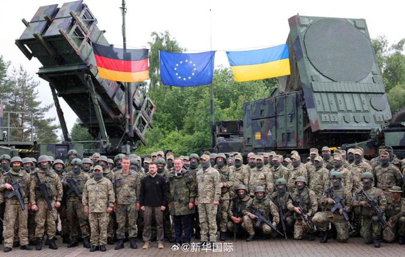 Các nước châu Âu, nhất là Đức đang gia tăng mạnh mẽ viện trợ vũ khí cho Ukraine. Ảnh: Xinhua.