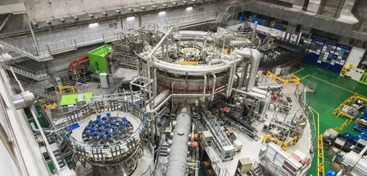 Nhà máy điện hạt nhân sử dụng lò phản ứng muối nóng chảy gốc Thori công suất 10 MW đang được Trung Quốc xây dựng. Ảnh: NetEase. Dang xay dung.png