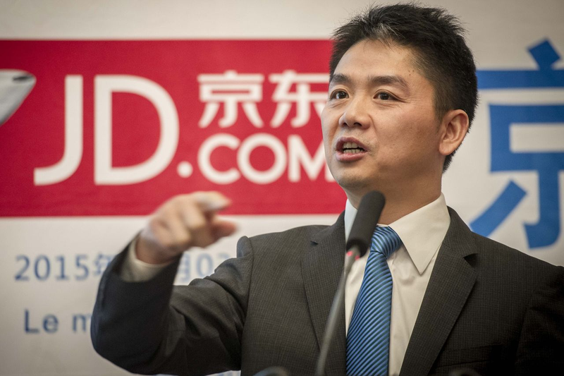 Lưu Cường Đông, người sáng lập và ông chủ Tập đoàn JD.com. Ảnh: Sina. Luu Cuong Dong.png
