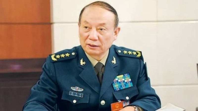 Ông Trương Thăng Dân, tân Phó Chủ tịch Quân ủy Trung ương Trung Quốc. Ảnh: Singtao. Truong Thang Dan.jpg