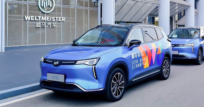 Weltmeister (VM) từng là thương hiệu đình đám một thời nhưng đã xin phá sản năm 2023. Ảnh: Sina. Weltmeister sap tiem.jpg