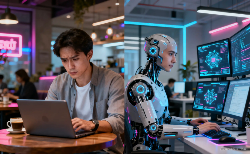 Nhiều vị trí việc làm của con người đang bị AI thay thế. Ảnh: Juejin.