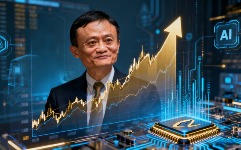 Jack Ma quay trở lại mạnh mẽ với chiến lược phát triển AI đã mang lại thời kỳ hoàng kim mới của Alibaba. Ảnh: NAI500.