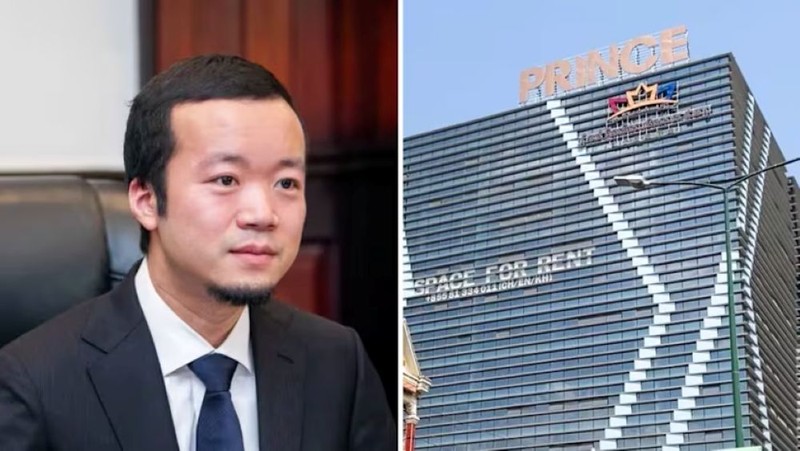 Chen Zhi và Prince Group bắt đầu phản công và kêu oan. Ảnh: Nownews.