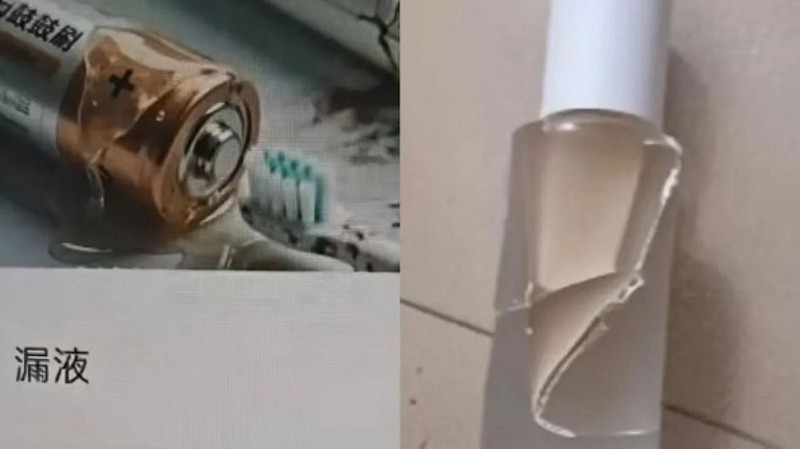 Ảnh AI về pin hỏng, lọ mỹ phẩm vỡ để đòi hoàn tiền. Ảnh: Sina.