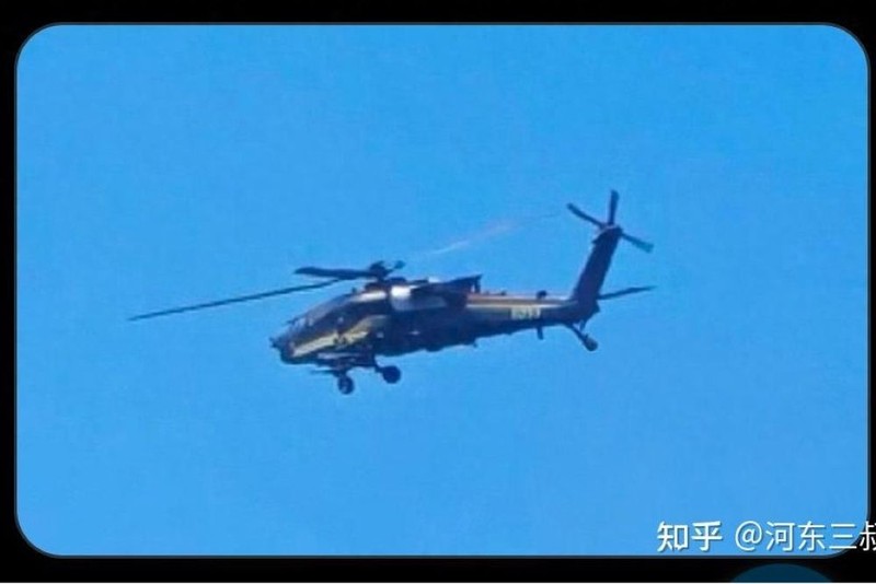 Ảnh chụp Z-21 bay thử nghiệm xuất hiện trên mạng. Ảnh: Zhihu.