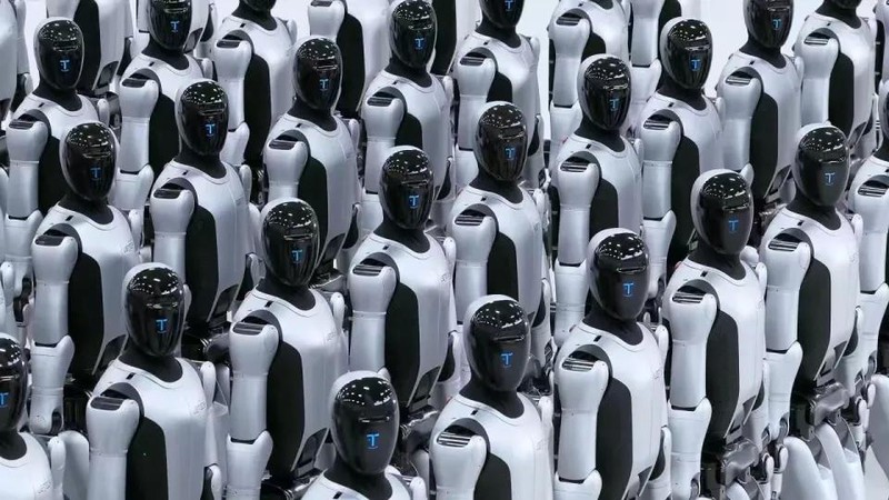 Robot hình người Walker, dòng robot công nghiệp/ thương mại do công ty UBTECH phát triển. Ảnh: QQnews.