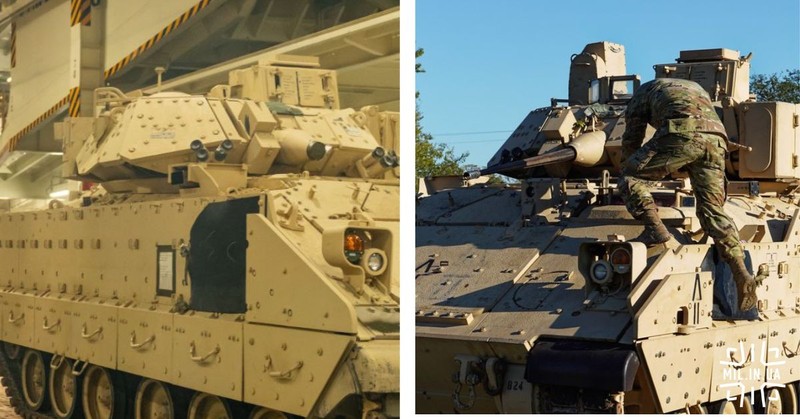 Xe chiến đấu bộ binh M2 Bradley và M2A3 của "Ukraine". Ảnh Military Ukraine. Xe chiến đấu bộ binh M2 Bradley và M2A3 của "Ukraine". Ảnh Military Ukraine.