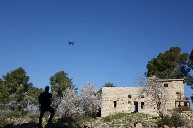 Robotican là một trong những công ty tham gia Sáng kiến máy bay không người lái quốc gia của Israel. Ảnh Ariel Gabai / Robotican