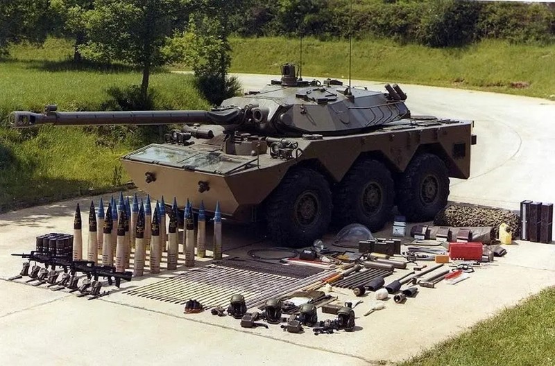 Xe thiết giáp chống tăng bánh lốp 6×6 AMX-10 RC của quân đội Pháp. Ảnh minh họa Military Ukraine.