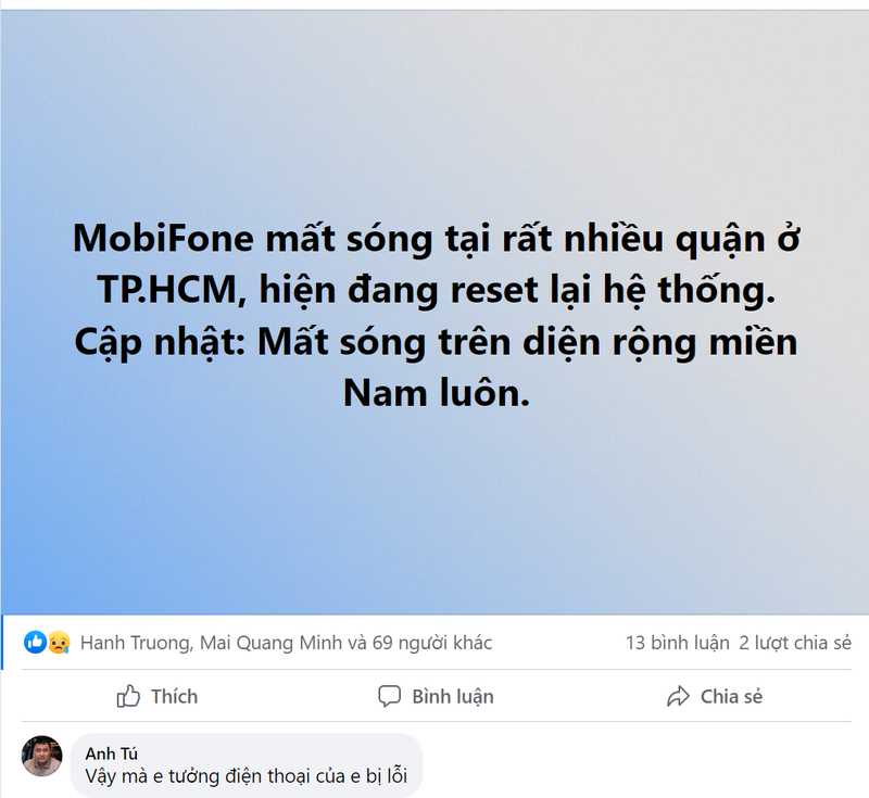 Ảnh: Facebook