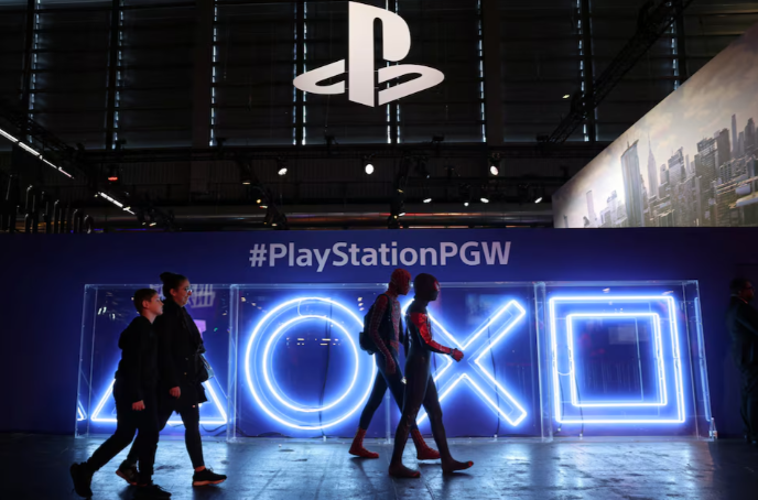 Gian hàng PlayStation tại Tuần lễ trò chơi điện tử Paris (PGW) (Ảnh: Reuters)