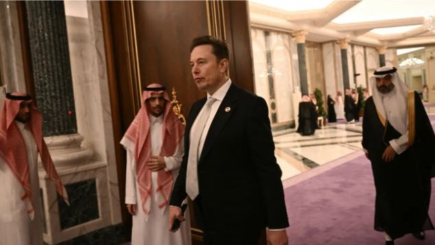 Elon Musk tại Diễn đàn Đầu tư Saudi-Mỹ. Ảnh: Business Insider