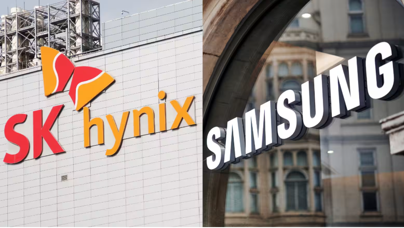 Các nhà sản xuất chip nhớ Hàn Quốc SK Hynix và Samsung đang tận dụng sự bùng nổ của AI. Ảnh: Nikkei Asia. Capture.PNG