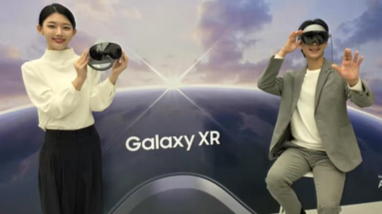 Galaxy XR được phát triển cùng với Google và chạy trên phiên bản hệ điều hành Android của Google. Ảnh: Nikkei Asia. Capture.PNG