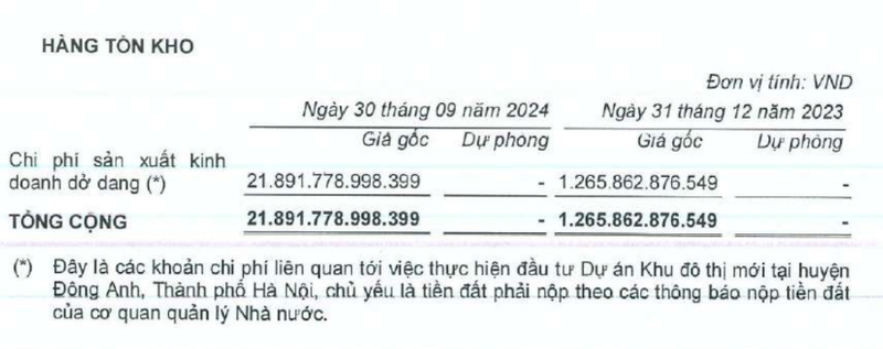 Giá trị hàng tồn kho của VEF đã tăng từ gần 1.300 tỷ đồng hồi đầu năm lên gần 21.900 tỷ đồng Screenshot 2024-10-20 115425.png