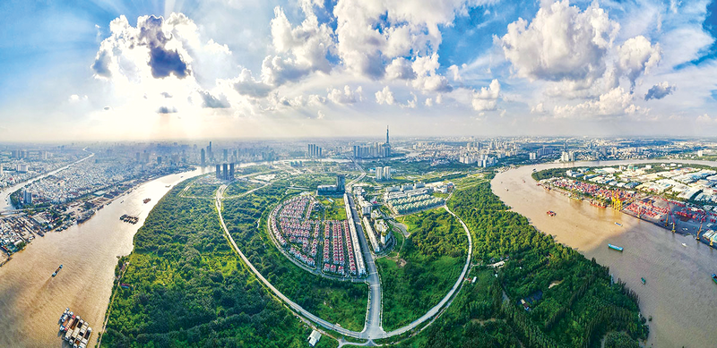 Tam giác siêu đô thị phía Nam - TP. HCM, Bình Dương và Vũng Tàu tiếp tục duy trì sức hút lớn khi đóng góp khoảng 25% GDP cả nước. htpearl-1-pxfk.png