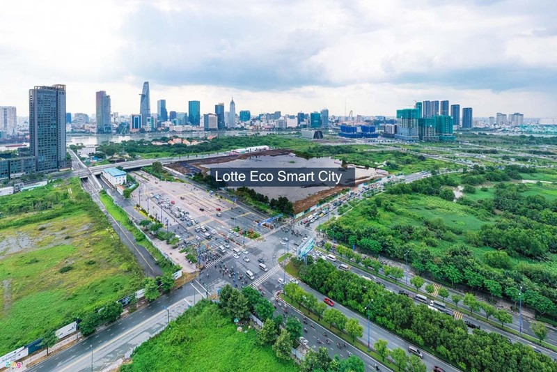 Dự án Lotte Eco Smart City đóng số tiền đất là 16.190 tỷ đồng. lotte-eco-smart-city-saigonluxury-1024x683.jpg