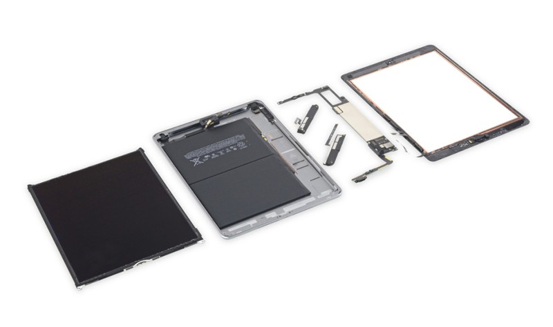 iFixit chấm điểm khả năng sửa chữa của iPad 6(2018) là 2/10. Nguồn: iFixit