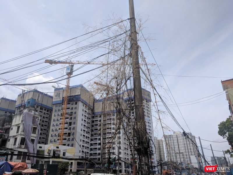 Một số đoạn như liễu rủ trước mặt đường Minh Khai..