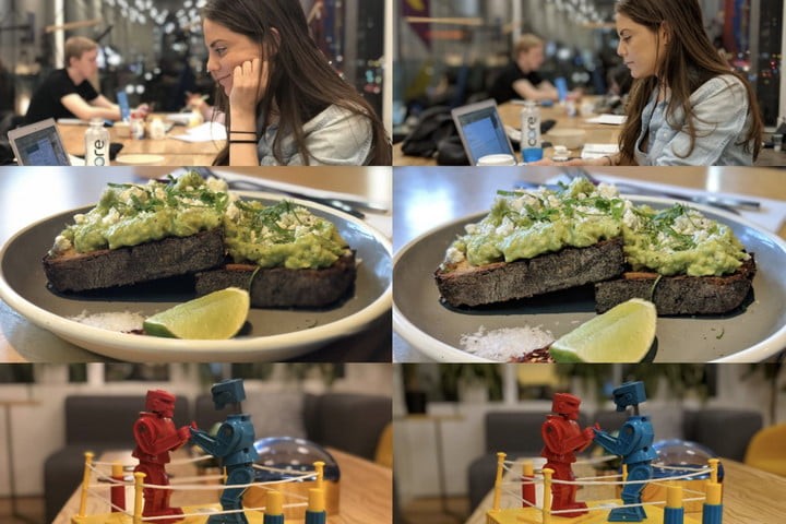 So sánh chế độ chụp chân dung giữa các mẫu smartphone khác nhau. Ảnh: TheUnlockr So sánh chế độ chụp chân dung giữa các mẫu smartphone khác nhau. Ảnh: TheUnlockr