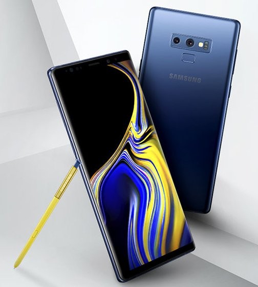 Bức ảnh Galaxy Note 9 được cho là rò rỉ từ thông cáo báo chí của Samsung. Ảnh: SamMobile