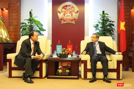 Thứ trưởng Phan Tâm tiếp Tổng Thư ký ITU Zhao Houlin Thứ trưởng Phan Tâm tiếp Tổng Thư ký ITU Zhao Houlin