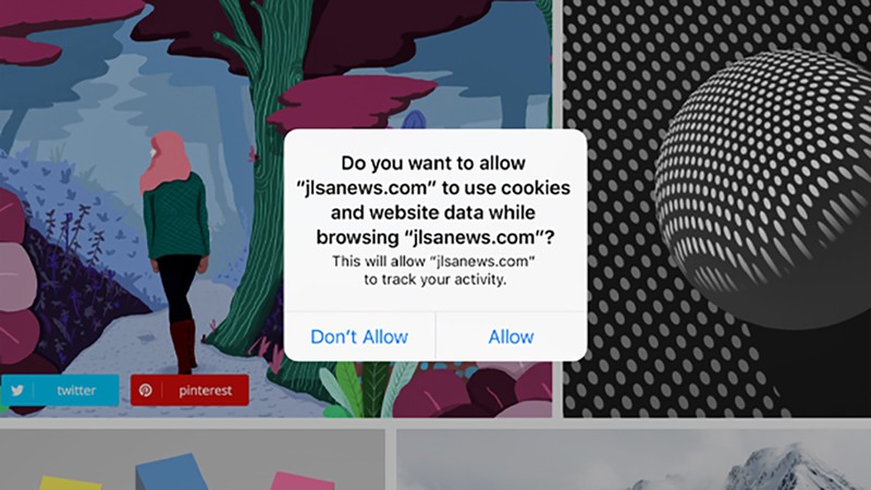 Các trang web sẽ không thể thu thâp thói quen sử dụng nếu bạn dùng Safari để lướt web. Ảnh: Gizmodo Các trang web sẽ không thể thu thâp thói quen sử dụng nếu bạn dùng Safari để lướt web. Ảnh: Gizmodo