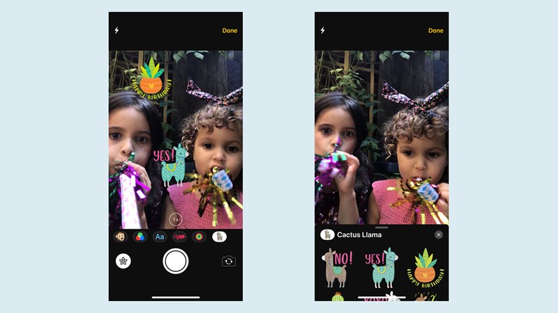 Sticker mới trên iOS 12. Ảnh: Gizmodo Sticker mới trên iOS 12. Ảnh: Gizmodo