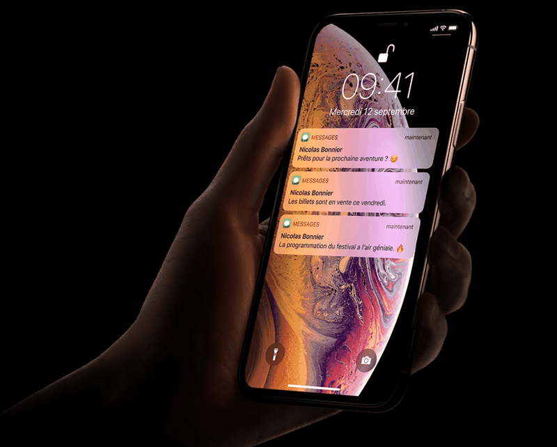 Hình ảnh quảng cáo iPhone Xs. Ảnh: Apple