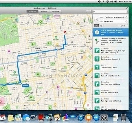 Hình ảnh quảng cáo OS X Mavericks. Ảnh: Apple