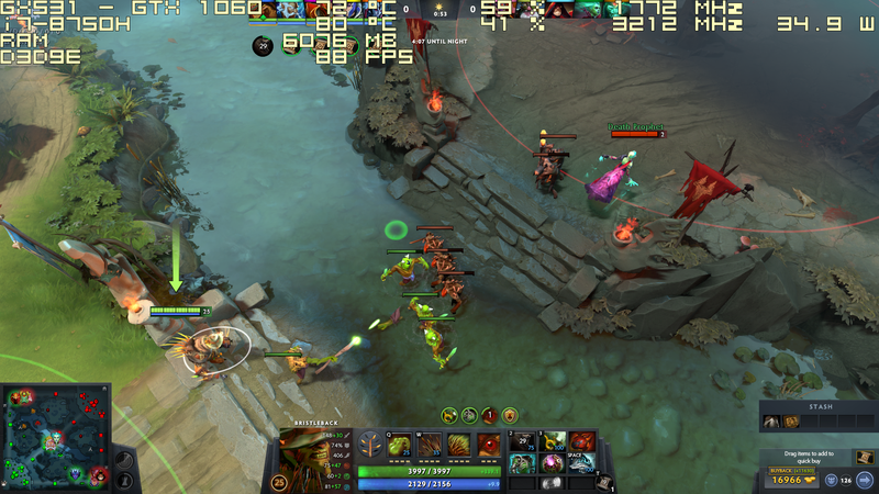 Thử nghiệm tựa game Dota 2 trên ROG Zephyrus S