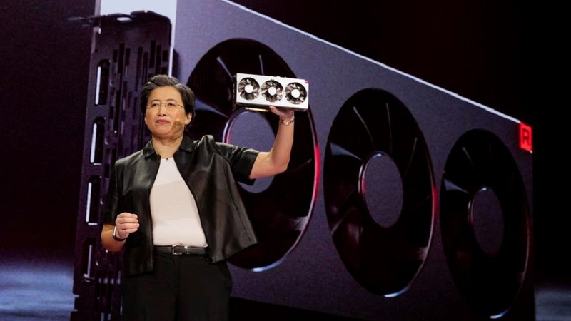 CEO AMD Lisa Su phát biểu tại CES 2019. Ảnh: CNET.