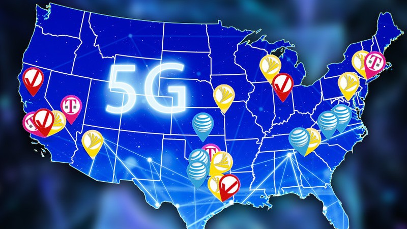 4 nhà mạng lớn của Mỹ bao gồm AT&T, T-Mobile, Verizons va Sprint đã tham gia thử nghiệm 5G. Ảnh: PC Mag 4 nhà mạng lớn của Mỹ bao gồm AT&T, T-Mobile, Verizons va Sprint đã tham gia thử nghiệm 5G. Ảnh: PC Mag