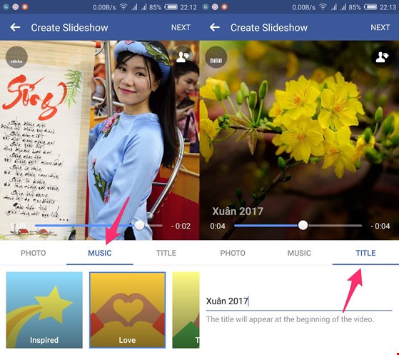 Cách tạo slideshow cực nhanh trên Facebook ảnh 2 Cách tạo slideshow cực nhanh trên Facebook ảnh 2