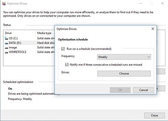 Người dùng có thể sử dụng công cụ tự động chống phân mảnh ổ cứng của Windows là “Defragment and Optimize Drive”. Người dùng có thể sử dụng công cụ tự động chống phân mảnh ổ cứng của Windows là “Defragment and Optimize Drive”.