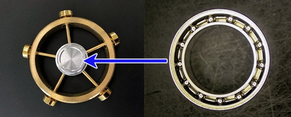 Công ty Nhật tạo ra phiên bản “Rolls Royce” của món đồ chơi fidget spinner, có thể quay 12 phút không ngừng ảnh 1 Vòng bi bằng nhôm siêu nhẹ được sử dụng trong công nghiệp vụ trụ, thì nay dùng để tạo nên fidget spinner
